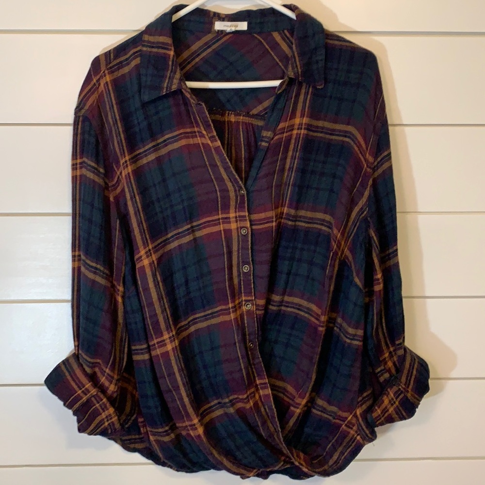 Maurices Flannel Shirt- Size 0